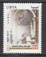 2017 Libya  Ramadan Mosque Complete Set Of 1 MNH - Libia