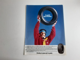 Pneu Dunlop SP Le Mans - Publicité De Presse Automobile - Sonstige & Ohne Zuordnung