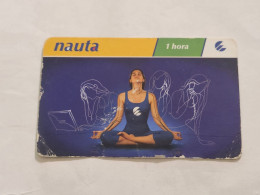 CUBA-(nauta-001)-YOGA WOMEN-(71)-(1hora)-(215127982491)-(wrinkle)-used Card+1card Prepiad Free - Kuba