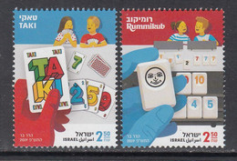 2019 Israel Children's Games  Complete Set Of 2 MNH NO TABS  @Below Face Value! - Ungebraucht (ohne Tabs)