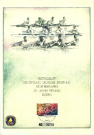 Bund Ersttagsblatt Sport 1981 Rudern Skull Riemen, FDC Bonn - Sonstige & Ohne Zuordnung
