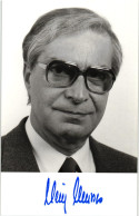 Heinz Schleußer (1936-2000) Autogramm Politiker SPD, Finanzminister NRW - Unclassified