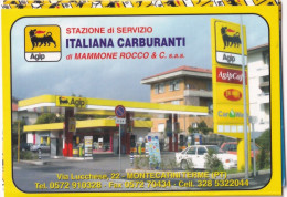 Calendarietto - AGIP - Italia Carburanti - Stazione Di Servizio Di Mammone Rocco E C. S.a.s. - Montecatini Terme - Pisto - Petit Format : 2001-...