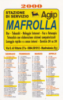 Calendarietto - AGIP - Stazione Di Servizio - Mafrolla - Manfredonia - Foggia - Anno 2000 - Tamaño Pequeño : 2001-...