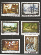 Romania 1987 Paintings, Landscape Mi   4332 - 4337  MNH(**) - Neufs