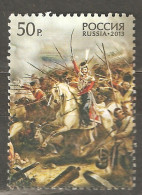 Russia: Single Used Stamp, 200 Years Of Victory Of Allied Armies Under Napoleon In Battle Of Leibzig, 2013, Mi#1971 - Oblitérés