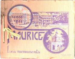 ILE MAUTRICE - Rare Album De 12 Grandes Photos Des Monuments - Mauritius
