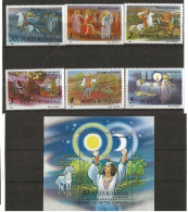 Romania 1987  Centenary Of Petre Ispirescu's Death. Publicist And Author Of Fairytales  Mi   4359 - 4364 + Bl 234    MNH - Unused Stamps