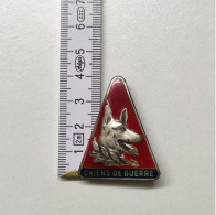 MEDAILLE ECUSSON POLICE GENDARMERIE PATCH BADGE CANINE K9 -CHIEN DE GUERRE - Politie & Rijkswacht