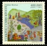 2002 TURKEY CELEBRATING SULTAN NEVRUZ MNH ** - Unused Stamps