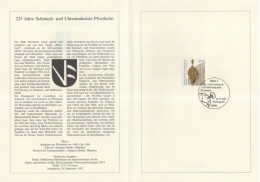 Germany Deutschland 1992-36 225 Jahre Schmuck Und Uhrenindustrie Pforzheim, Jewelry And Watch Industry, Canceled In Bonn - 1991-2000
