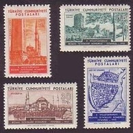 1955 TURKEY 10TH INTERNATIONAL CONGRESS OF BYZANTINE RESEARCH MNH ** - Unused Stamps