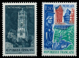 FRANKREICH 1967 Nr 1585-1586 Postfrisch S02925A - Unused Stamps