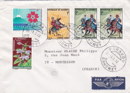 DAHOMEY--1972--Lettre De PARAKOU  Pour MONTESSON-78 (France)-- Timbres Divers Sur Lettre ...cachets - Bénin – Dahomey (1960-...)