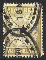 SOUTH AFRICA.." TRANSVAAL..."....QUEEN VICTORIA...(1837-01.)..." 1886.."....REVENUE....5/-....BF51...CREASE....USED.. - Transvaal (1870-1909)