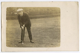 SCOTLAND / SCOTTISH GOLF, PUTTING, 1910 / KILMARNOCK POSTMARK / GREENOCK, DEMPSTER STREET - Golf