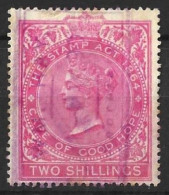 SOUTH  AFRICA.." C.O.G.H..."....QUEEN VICTORIA...(1837-01.)..." 1876."....REVENUE....2/-....BF88B......USED.... - Cape Of Good Hope (1853-1904)