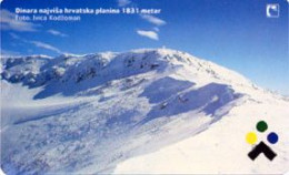 DINARA (Croatia Old Card) Mountain Montagne Mountains Montagnes Berg Montagna Montana Snow Landscape Paysage Landschaft - Paisajes