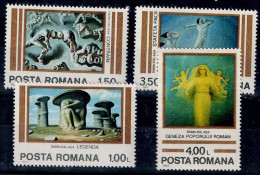 ROMANIA 1982 50TH BIRTHDAY OF SABIN BALASA MI No 3892-5 MNH VF!! - Unused Stamps