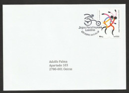 Portugal Jeux Paralympiques London 2012 FDC Cachet Porto Paralympic Games FDC Oporto Postmark - FDC