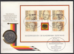 Numisbrief Deutsche Bundespräsidenten Mit 2.00 DM Heuss Münze 1982   (23436 - Other - Europe
