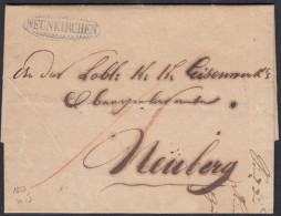 Österreich - Austria 1833 Vorphila NEUNKIRCHEN Nach NEUBERG Mit Inhalt  (27865 - ...-1850 Vorphilatelie