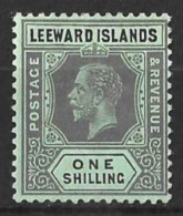 LEEWARD Is.....KING GEORGE V..(1910-36..).....1/-.....SG54......MH..... - Leeward  Islands