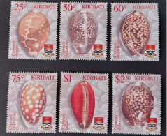 Coquillages Shells // Série Complète Neuve ** MNH ; Kiribati YT 510/515 (2003) Cote 13.50 € - Kiribati (1979-...)