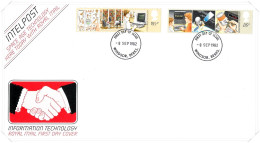 1982 Information Technology Unaddressed FDC Tt - 1981-1990 Dezimalausgaben