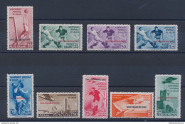 1934 Egeo , Calcio , N° 75/79 + PA 34/37 9 Valori MLH* - Ägäis