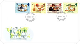 1984 British Council Unaddressed FDC Tt - 1981-1990 Decimal Issues