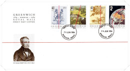 1984 Greenwich Meridian Unaddressed FDC Tt - 1981-1990 Em. Décimales