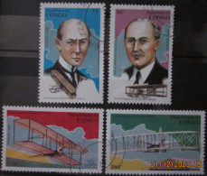 CONGO 17/12/1993 ~ THE 90th ANNIVERSARY OF THE FIRST POWERED FLIGHT. ~  VFU #03087 - Oblitérés