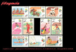 CUBA MINT. 1990-25 JUEGOS PANAMERICANOS EN LA HABANA - Neufs