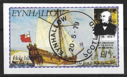 GB.." EYNHALLOW, HOLY Is. SCOTLAND.."...QUEEN ELIZABETH  II..(1952-22..).." LOCAL."..FIRST YACHT.....MINI SHEET......VFU - Maritime