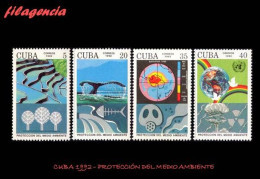 CUBA MINT. 1992-03 PROTECCIÓN DEL MEDIO AMBIENTE - Ongebruikt