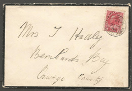 1914 Mourning Cover 2c Admiral CDS Toronto Ontario - Storia Postale