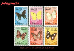 CUBA MINT. 1993-10 MARIPOSAS CUBANAS - Nuevos