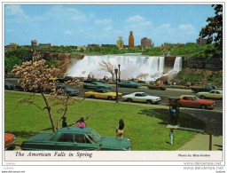 Niagara Falls - The American Falls In Spring - Cars - Voitures - Ontario - Canada - Chutes Du Niagara