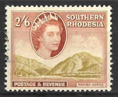 SOUTHERN RHODESIA....QUEENELIZABETH .II..(1952-22.)...." 1953."......2/6.....SG88.......VFU.. - Southern Rhodesia (...-1964)