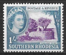 SOUTHERN RHODESIA....QUEENELIZABETH .II..(1952-22.)...." 1953."......1/-.....SG86.......MNH... - Southern Rhodesia (...-1964)