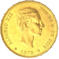 Espagne- Alphonse XII 25 Pesetas 1878 Madrid - Otros & Sin Clasificación