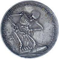 Allemagne-Médaille Satirique Le Naufrage Du Lusitania 1916 - Other & Unclassified
