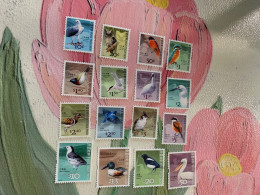 Hong Kong Stamp MNH 16 Diff Sets Owl Definitive Birds Long Set - Unused Stamps