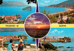 73773776 Budva Montenegro Panorama Strand U. Stadt  - Montenegro