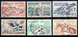 FRANCE - 1953 Yv.960/5 Jeux Olympiques D'Helsinki - Oblitérés TB - Gebruikt