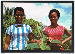 S. SAO TOME AND PRINCIPE - RAPARIGAS BLACK NATIVE GIRLS ( 2 SCANS ) - Sao Tomé E Principe