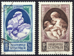 FRANCE - 1939 Yv.440/41 Pour La Natalité - Paire Oblitérés TB (cachets Ronds) - Used Stamps