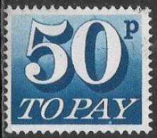 GB SG D87 1970 Postage Due 50p Good/fine Used [9/11387/25M] - Taxe