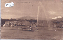 GE- GENEVE- ENTREE DE LA RADE ET JET D EAU - Genève